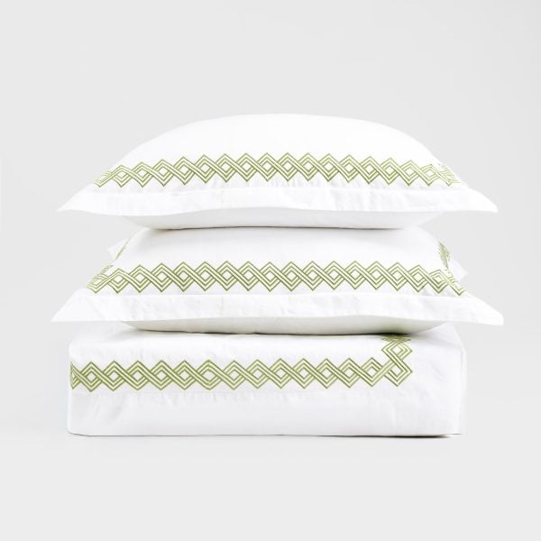 Amalfi Duvet Cover, Lemongrass