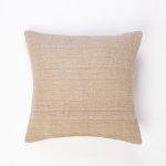 Amity home calloway linen euro pillow in natural   textured weave