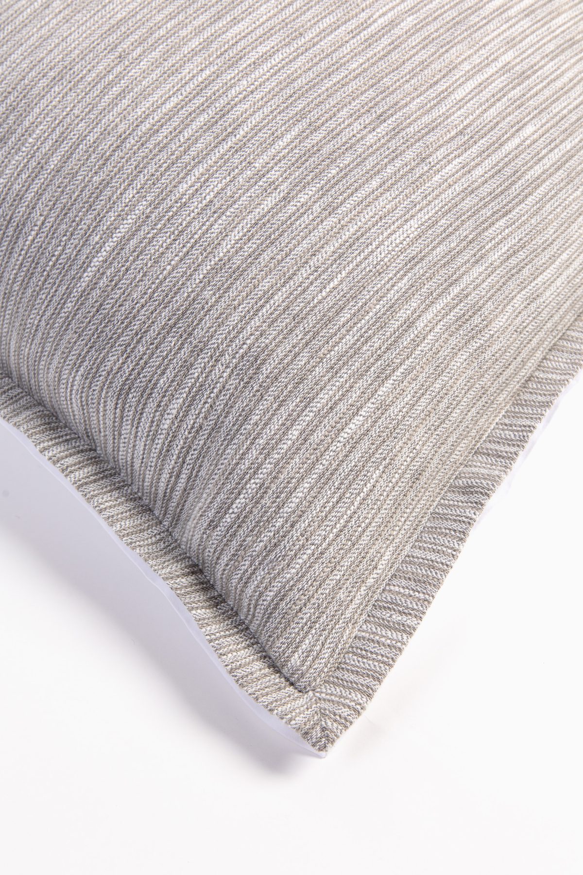 Amity home ellington  hadon pillow in natural   ribbed texture