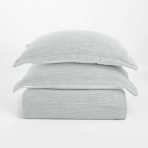 Ellington Duvet Cover, Seaglass
