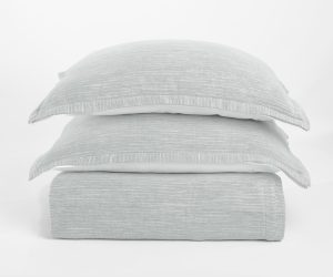 Amity home ellington duvet cover in seaglass   textured weave