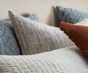 Amity home armstrong duvet cover in natural   subtle puckered texture