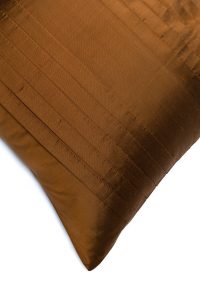 Amity home york pillow in chocolate   pleated texture