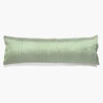 Amity home york bolster in seaglass   subtle ribbed texture