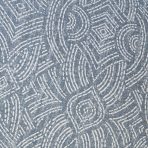Amity home andre duvet swatch in adriatic blue   textured abstract pattern