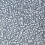 Amity home andre duvet swatch in adriatic blue   textured abstract pattern