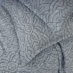 Amity home andre jacquard duvet cover in adriatic   jacquard geometric pattern