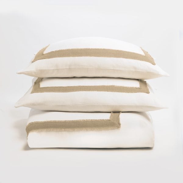 BRADY DUVET COVER, IVORY-NATURAL