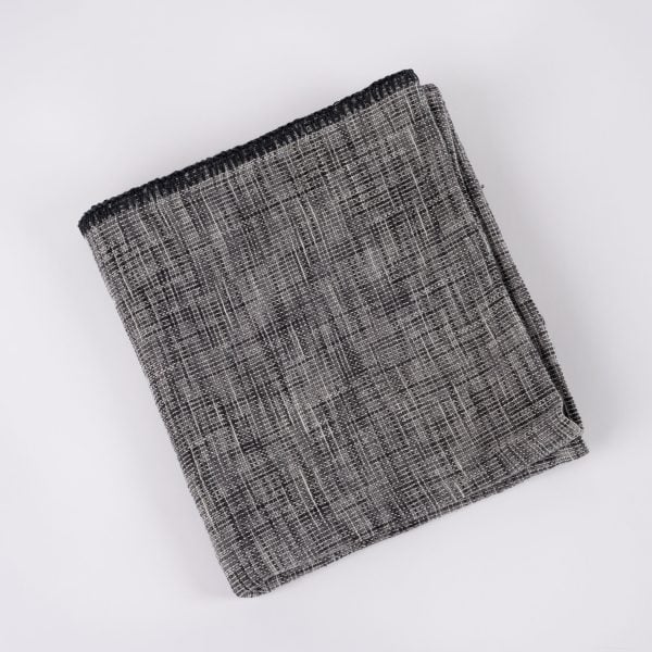 Amity Home Drew Duvet Cover in Charcoal - Textured Slub Weave