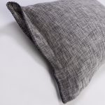 Amity Home Drew Duvet Cover in Charcoal - Slub Weave Texture