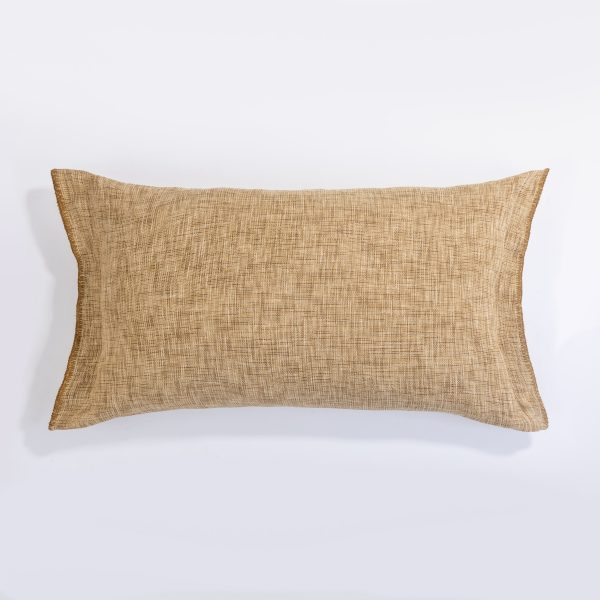 Amity home drew sham in ochre   textured weave