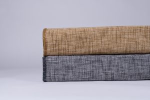 Amity Home Drew Duvet Cover in Charcoal - Textured Weave