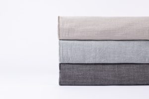 Amity home harlow duvet in charcoal   soft textured weave