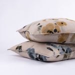 Amity home casteel duvet in limestone   watercolor floral pattern