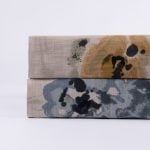 Amity home casteel duvet in limestone   abstract floral print