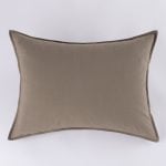 Amity home baker duvet in laurel   linen texture