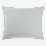 Amity home baker sham in mineral   textured weave