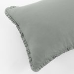 Amity home sadie duvet in mineral   ruffled edge