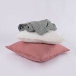 Amity home sadie duvet in blush   ruffled edge design