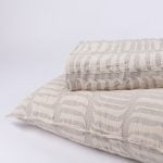 Amity home cunningham duvet in grey   textured wavy stripes