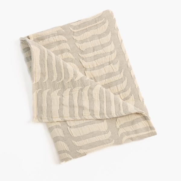 Amity home cunningham duvet in grey   textured frayed stripe pattern