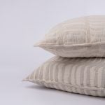 Amity home cunningham duvet in natural   textured stripe design