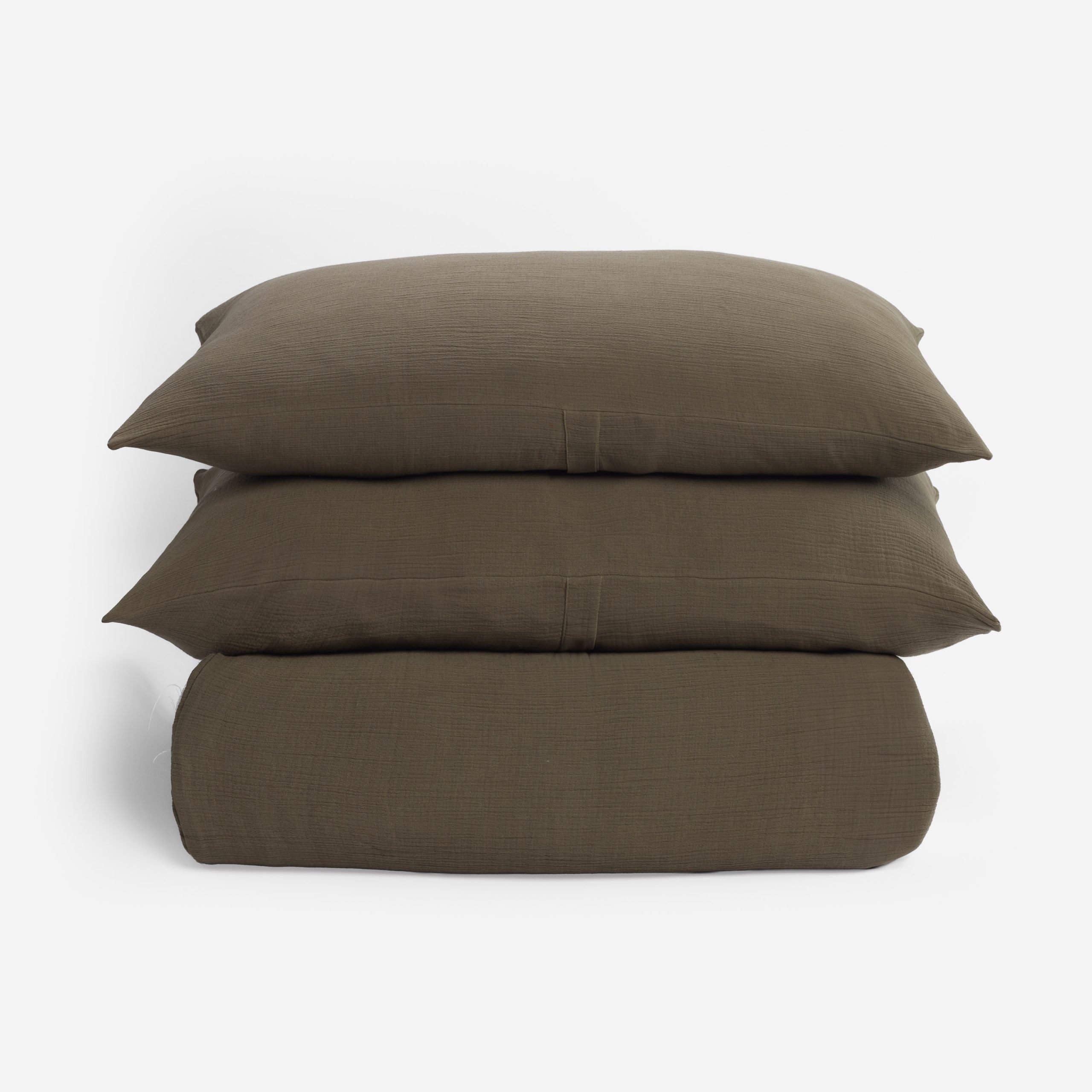 15505lmal37 | Amity Home Amity home jenski duvet cover pillows in laurel soft crinkled texture