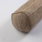 Amity home sharan tube pillow in tobacco   woven texture