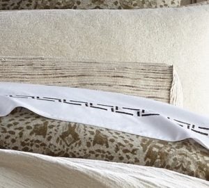 Amity home duriel tube pillow in ivory   soft textured finish
