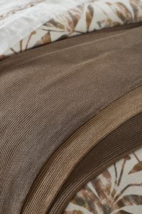 Amity home amory coverlet in tobacco   ribbed texture