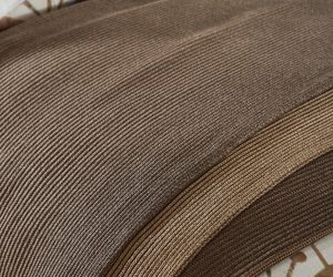 Amity home amory coverlet in tobacco   ribbed texture