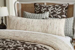 Amity home clyde duvet cover in natural textured   slub weave