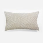 Amity home gibbons duvet cover set in natural   woven geometric pattern