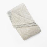 Amity home gibbons duvet cover in natural   soft geometric texture