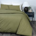 Amity home soma duvet cover in kale   soft texture