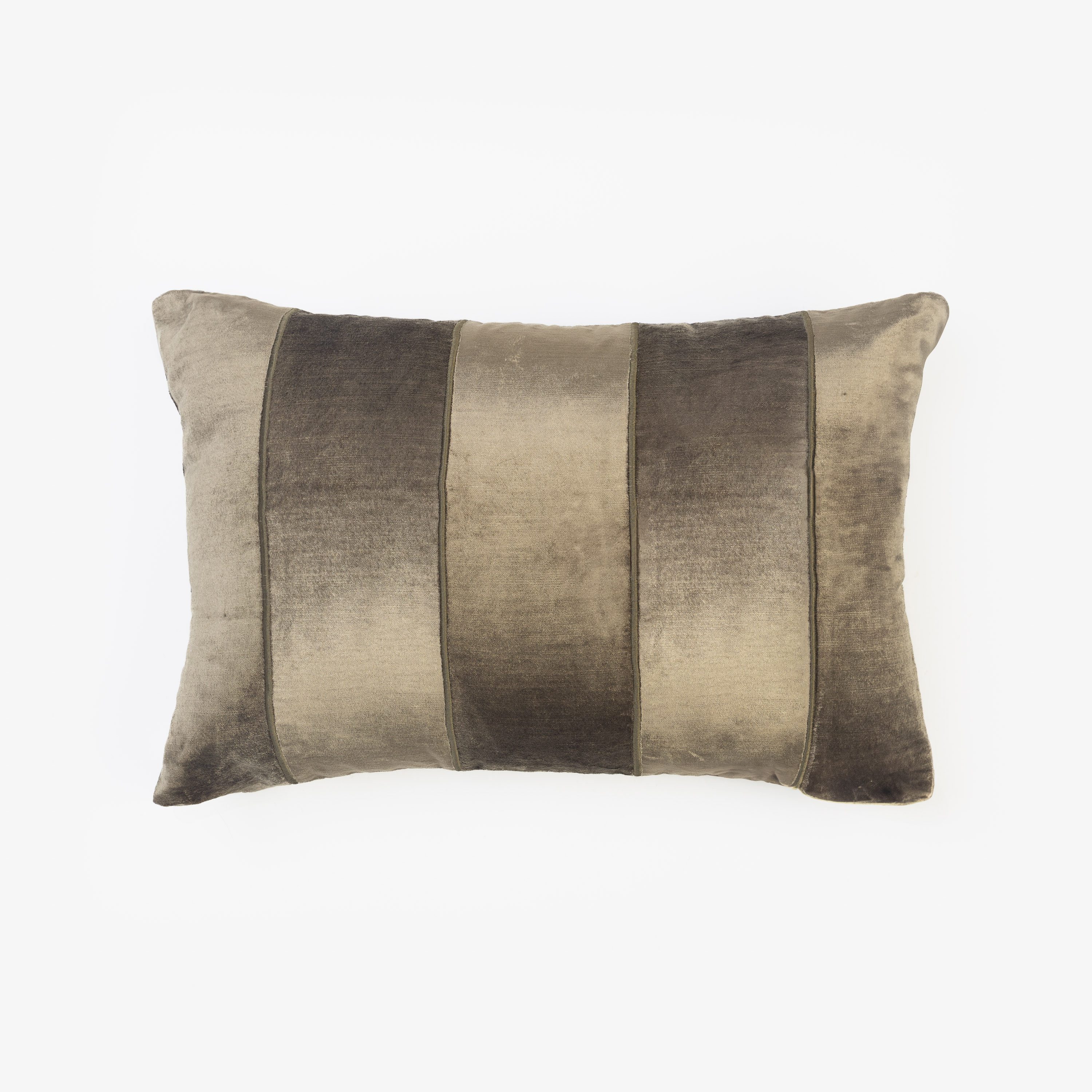 15542tlm1 | Amity Home Amity home layla lumbar pillow in tobacco striped velvet texture