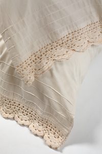 Amity home bella crochet sheet set in ivory   crochet lace trim