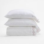Bellagio Sheet Set, Embroidered Petal Pink