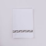 Amity home ellis sheet set in whitecypress   embroidered greek key border