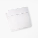 Amity home talo sheet set in grey   grey dashed stitching