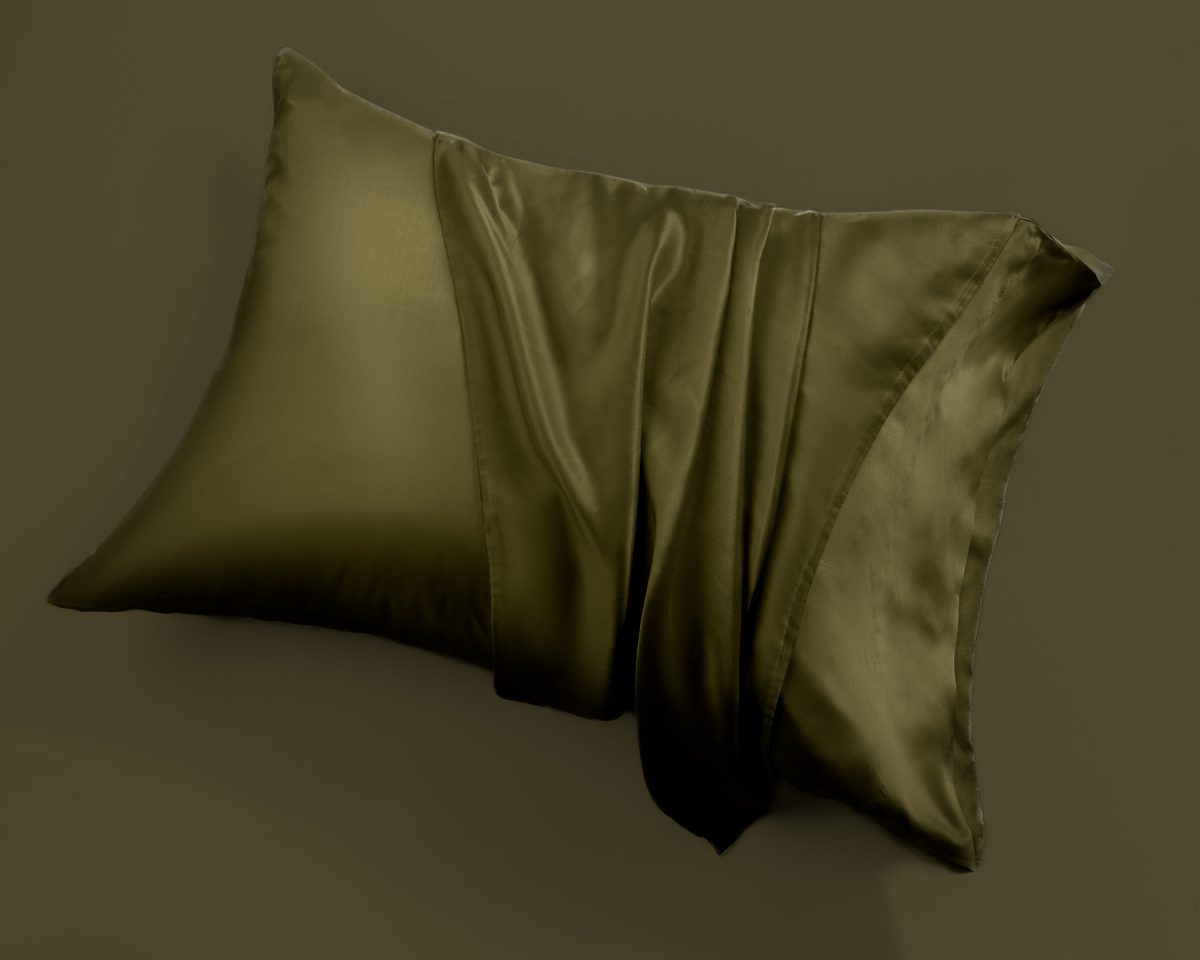 Amity home caressa beautycase in avocado   silky satin finish