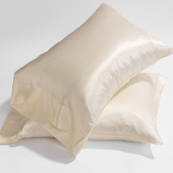 Amity Home Caressa Beautycase in Ivory - Silky Smooth Fabric