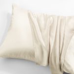 Amity home caressa beautycase in ivory   silky smooth fabric