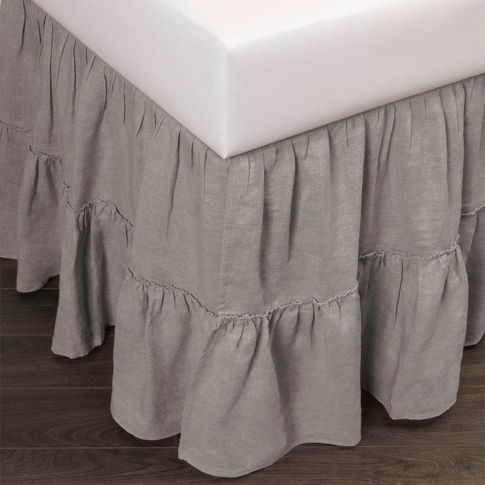 Capricelinenbedskirtgrey114401 | Amity Home