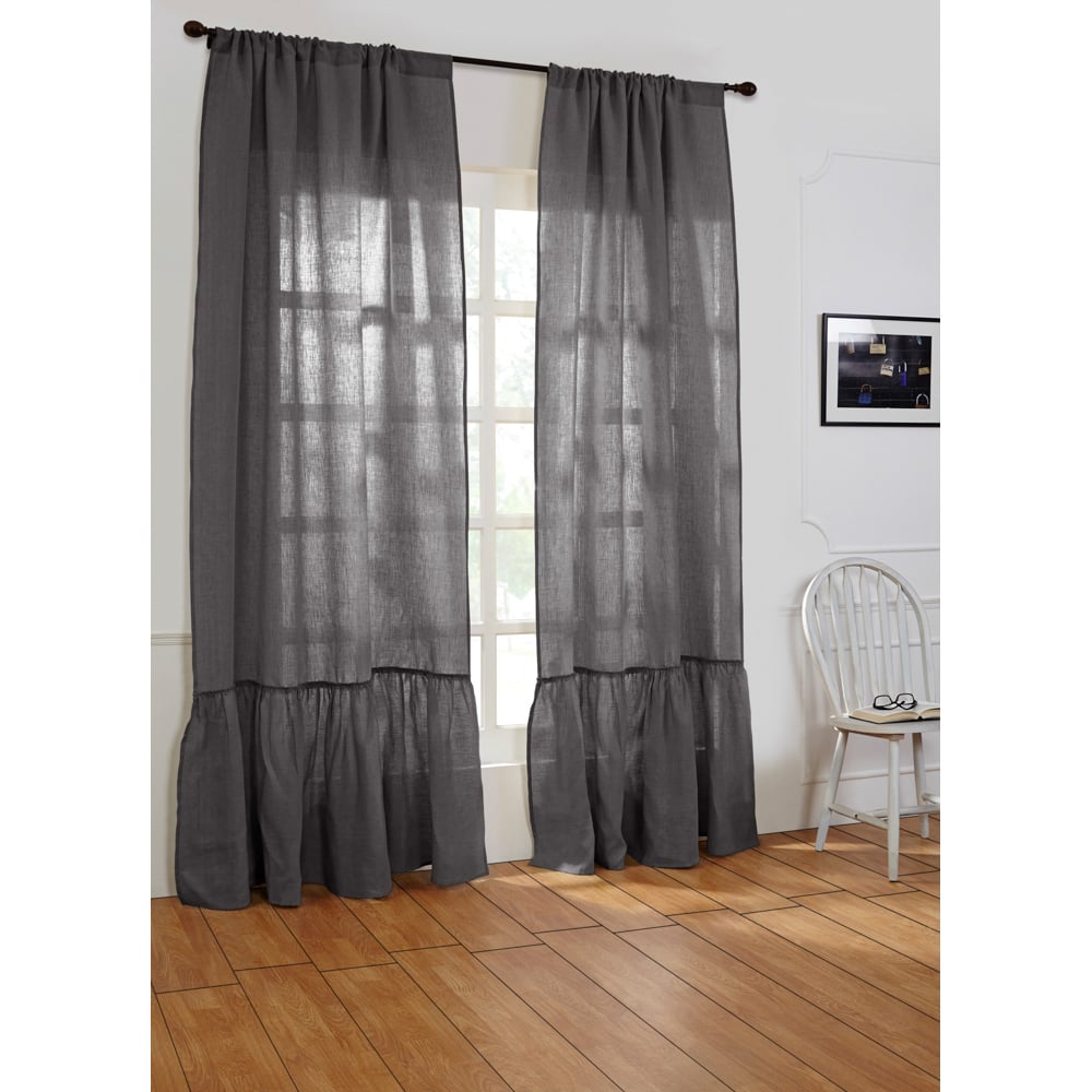 Capricelinencurtainsteel122191 | Amity Home