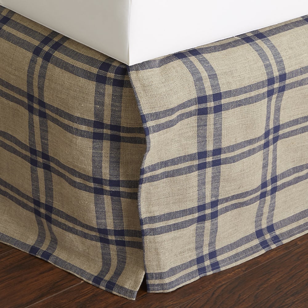 Lancelinenbedskirtblue114861 | Amity Home