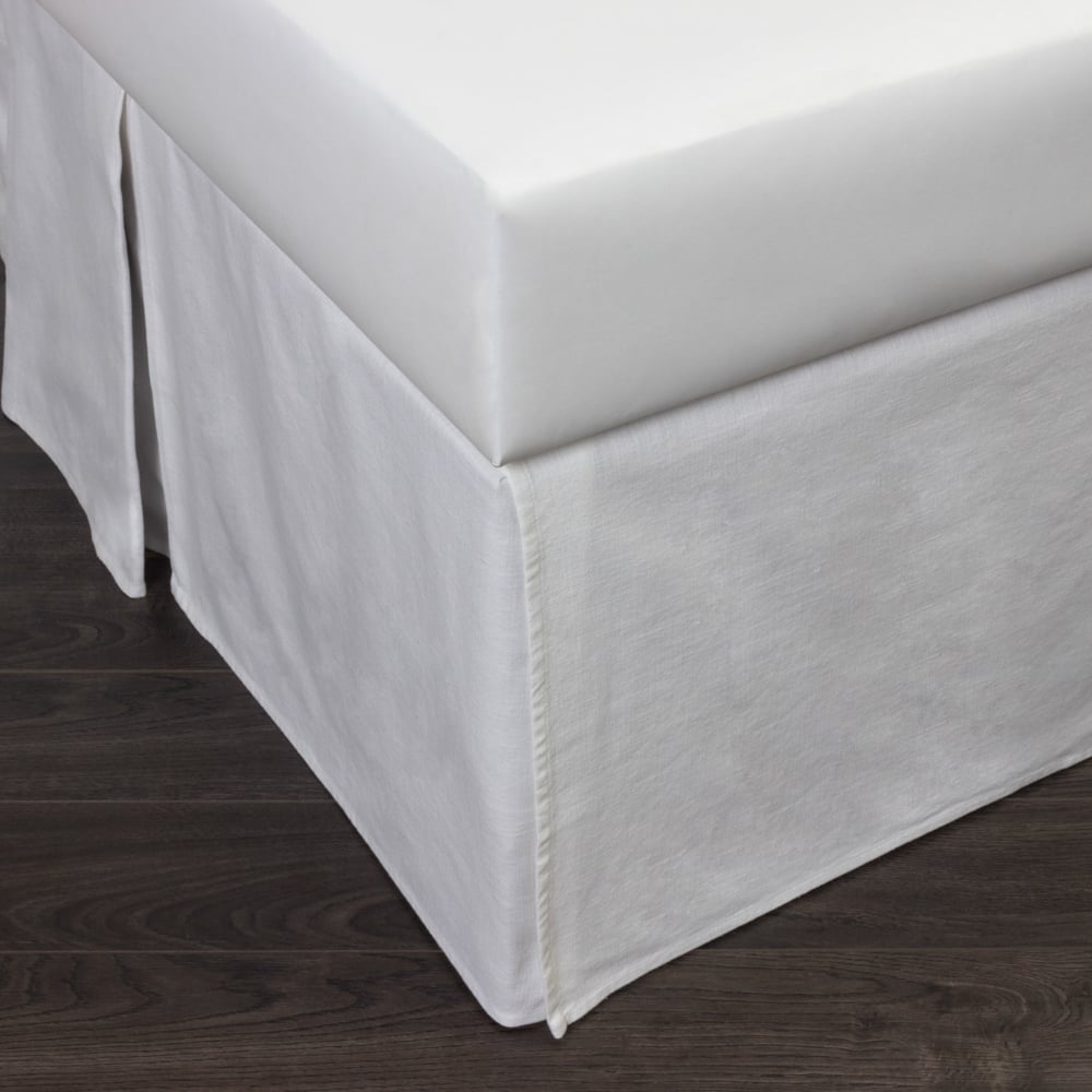 Purebedskirtwhite114951 | Amity Home
