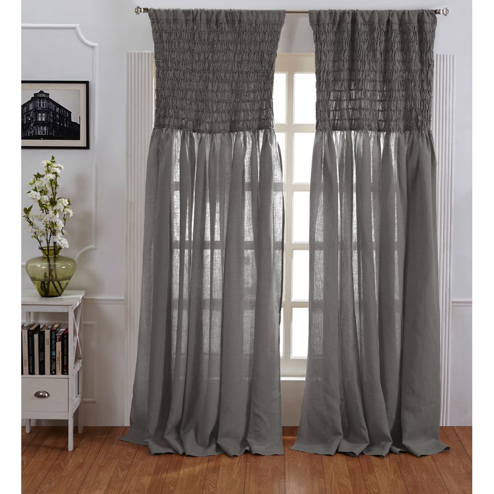 Ruchedlinencurtainneutra122911 | Amity Home