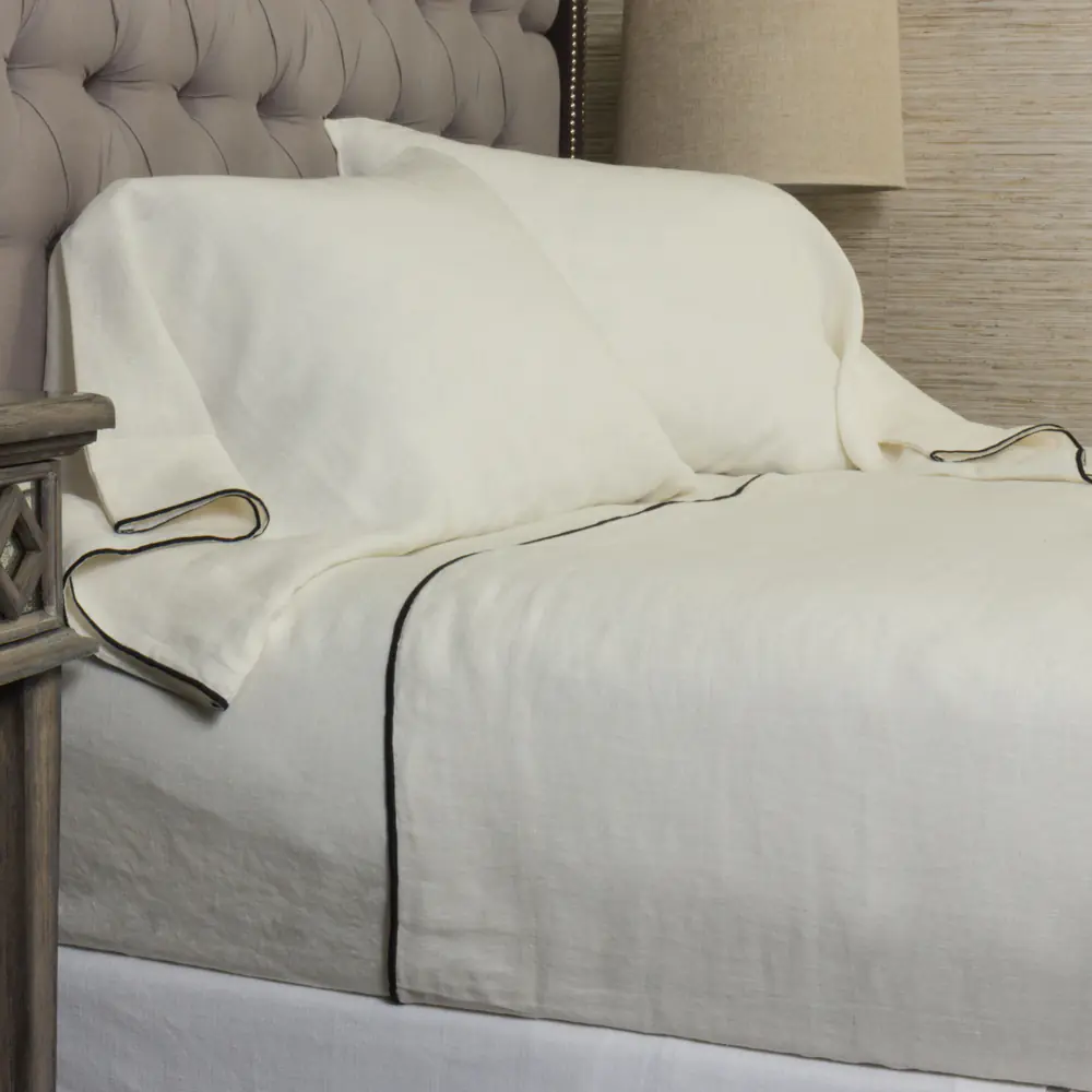 Tyne linen sheet set