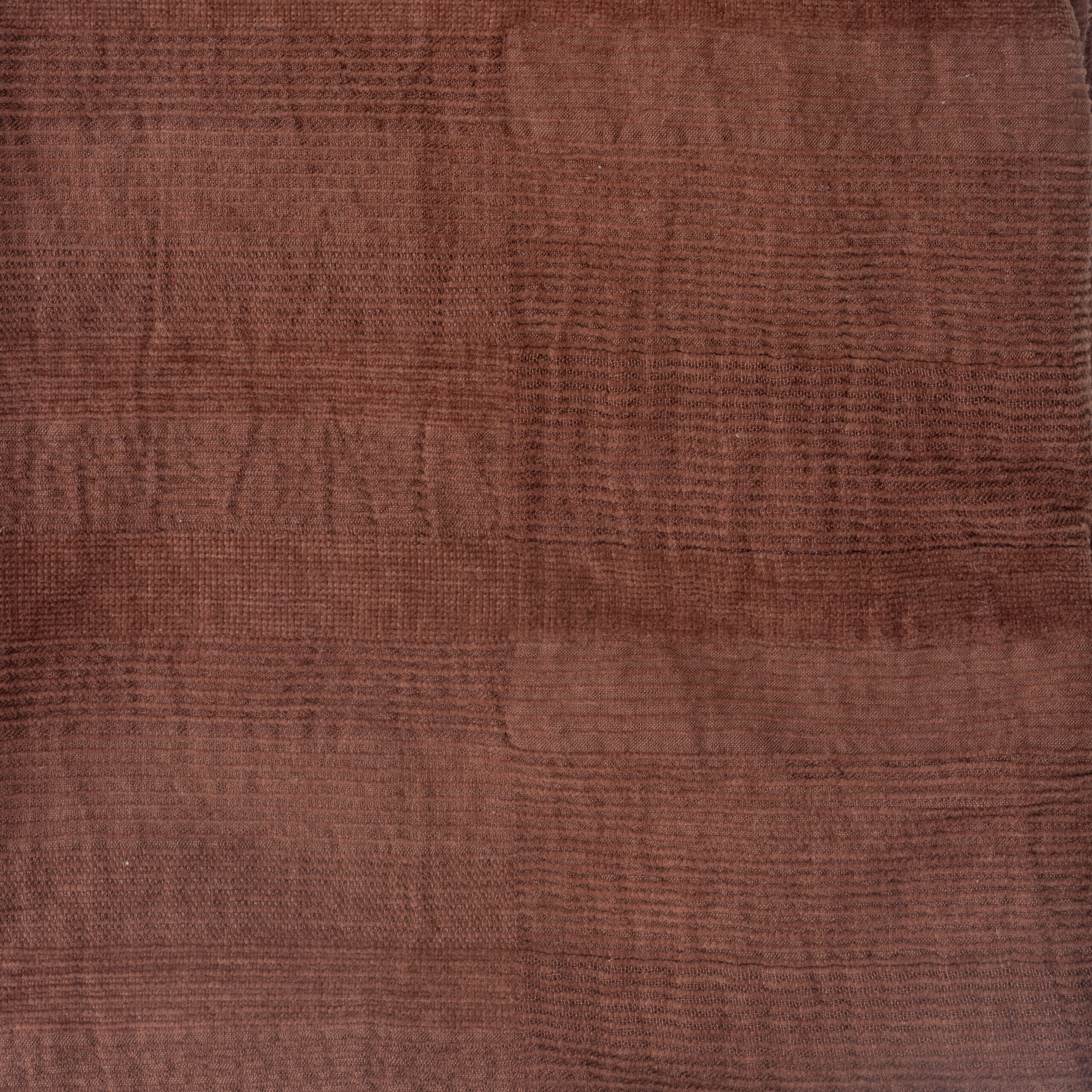 15548cswatch3 | Amity Home Close up of brown terrycloth fabric with textured loops and subtle horizontal stripes